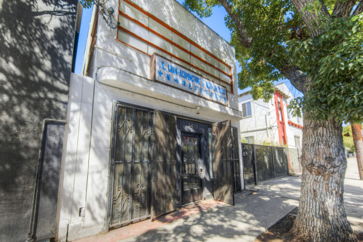 an exterior of the store front at 1415 Echo Park ave