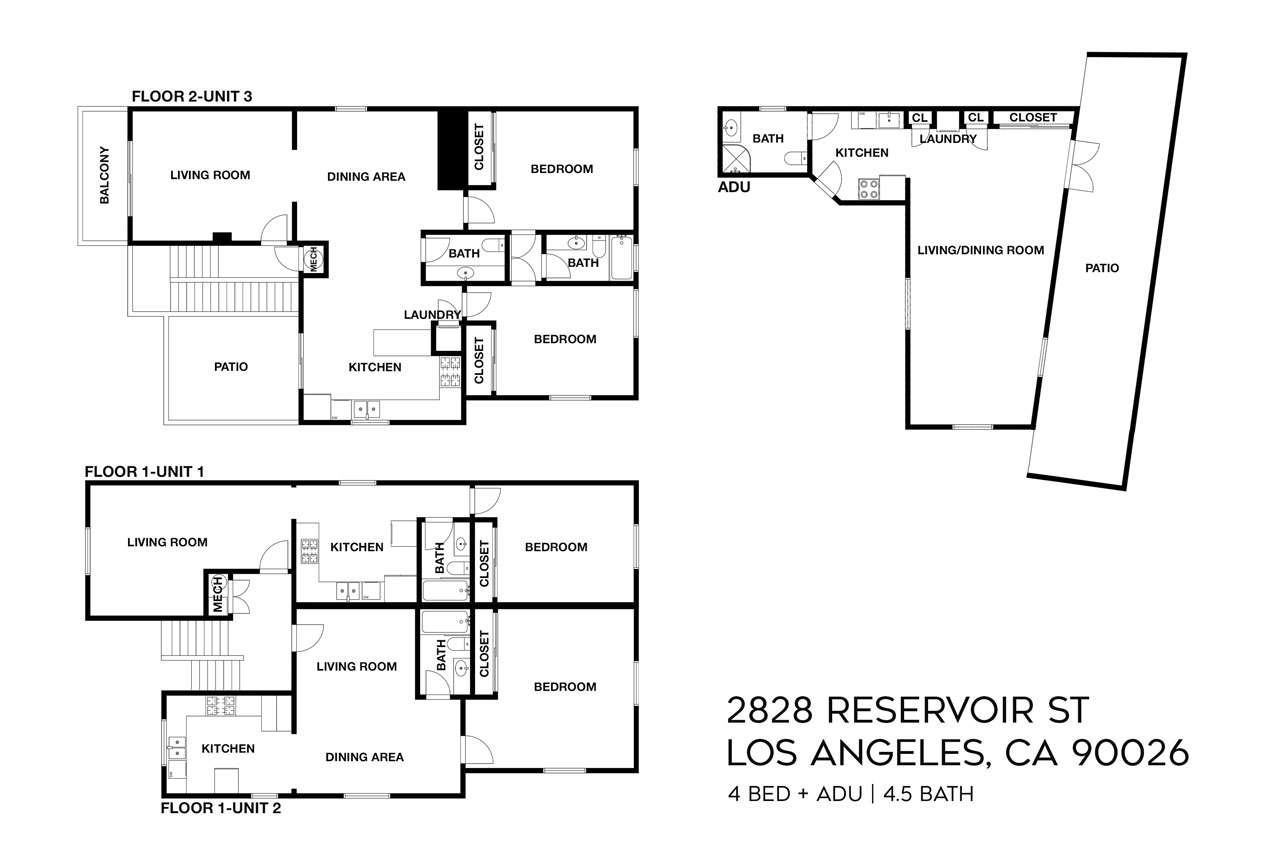 2828-2830 Reservoir St Silver Lake Income Property for Sale Tracy Do Real Estate