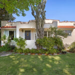 exterior of a single level spanish style home in atwater village