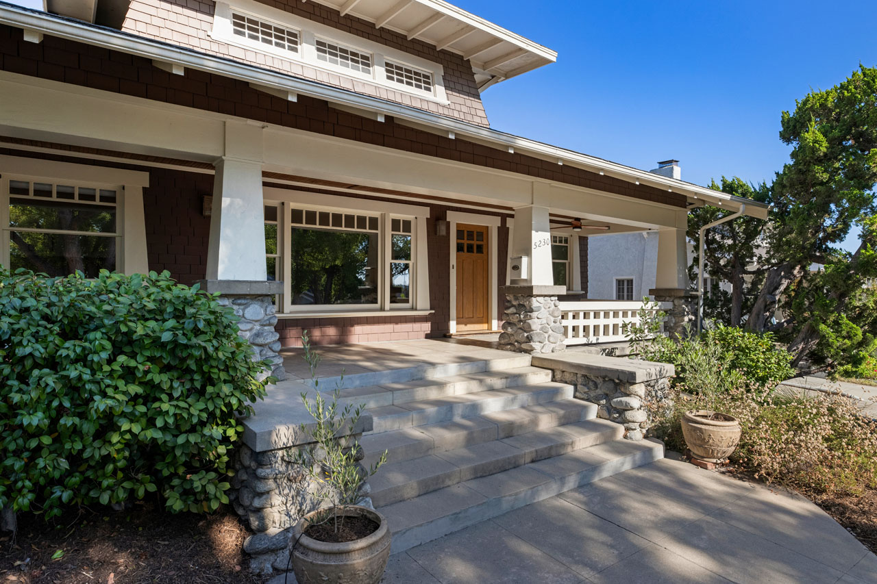 5230 La Roda Ave Eagle Rock Craftsman Home for Sale Tracy Do Real Estate