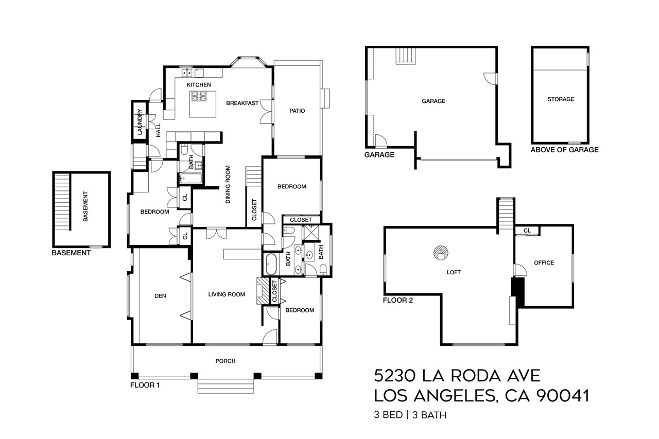 5230 La Roda Ave Eagle Rock Craftsman Home for Sale Tracy Do Real Estate