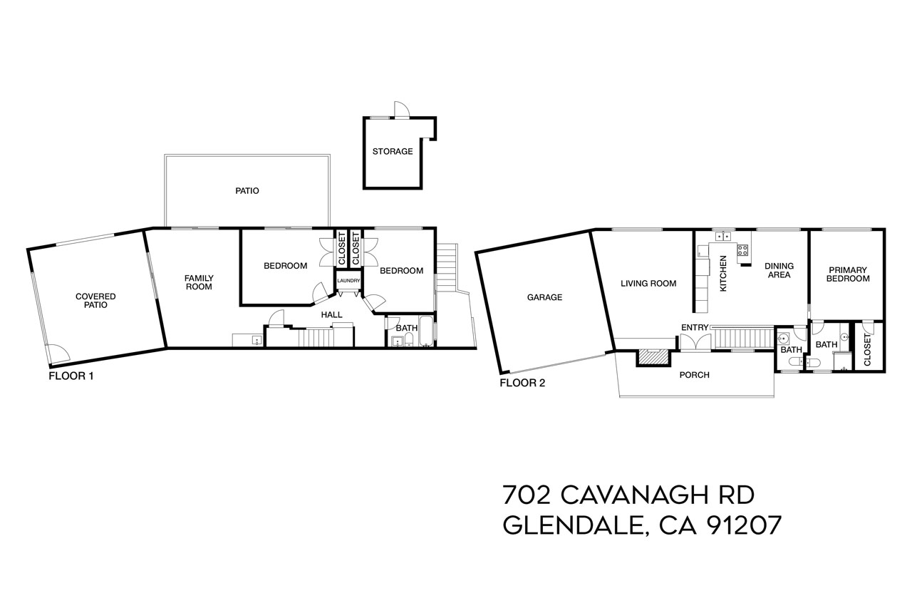 702 Cavanagh Rd Glendale Mid-century home for sale Tracy Do Real Estate