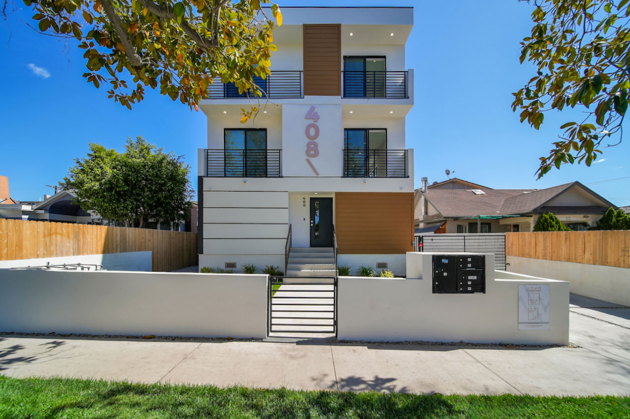 408 1/2 Kenmore Ave East Hollywood contemporary townhouse for lease Tracy Do Real Estate