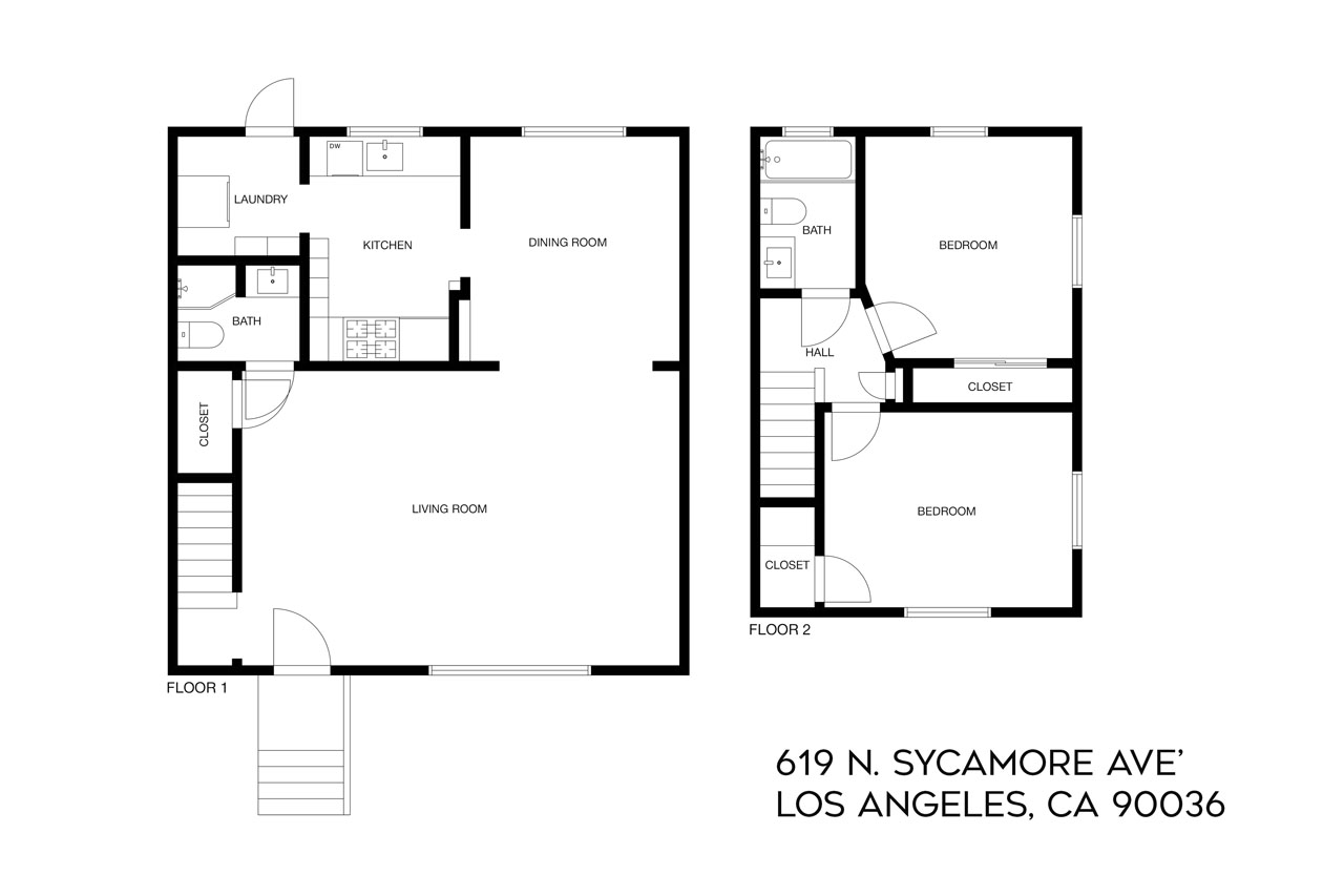 619 N Sycamore Ave Hancock Park Spanish style TIC for sale Tracy Do Real Estate