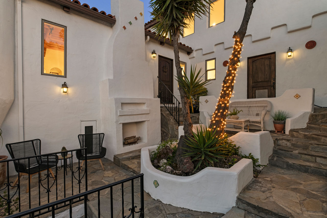 3700 & 3702 Arbolada Rd Los Feliz Spanish Duplex for Sale Tracy Do Real Estate