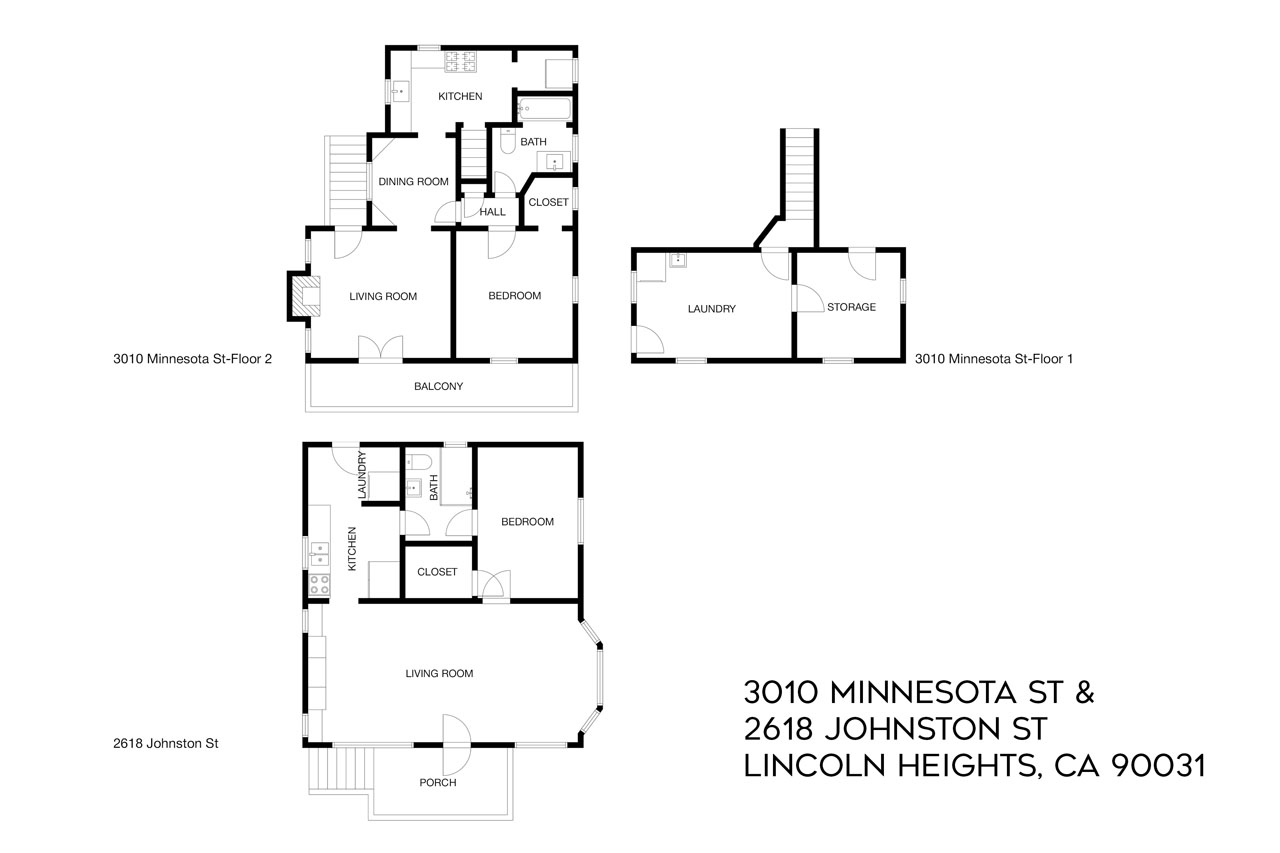 3010 Minnesota St & 2618 Johnston St Lincoln Heights Dupplex for Sale Tracy Do Real Estate