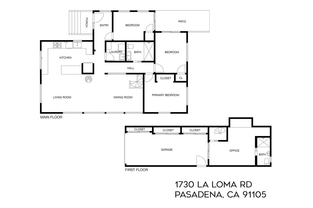 1730 La Loma Rd Pasadena Mid-Century Modern home for sale Tracy Do Real Estate