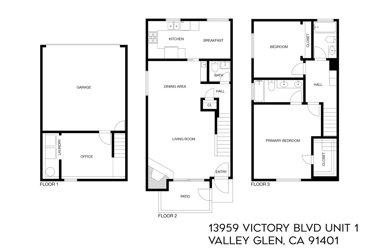 13959 Victory Blvd #1 91401 Valley Glen Townhome for Sale Tracy Do Real Estate