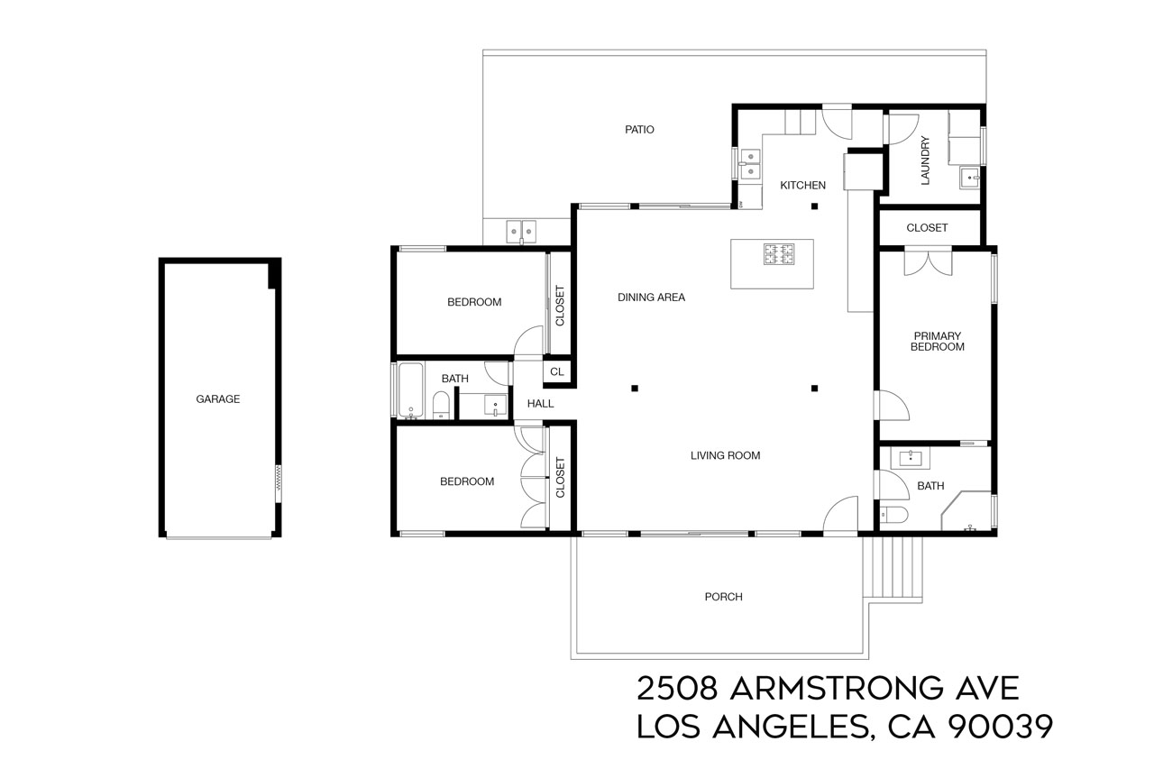 2508 Armstrong Ave Silver Lake Mid-century post and beam home for sale Tracy Do Real Estate